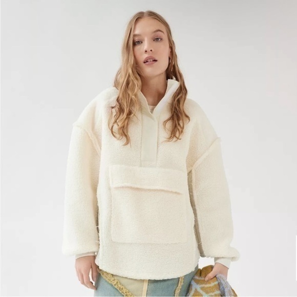 BDG Urban Outfitters Sherpa top - Picture 1 of 6